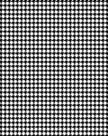 Classic Houndstooth Pattern Rug