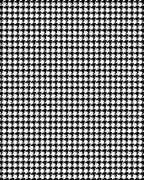 Classic Houndstooth Pattern Rug