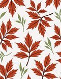 Autumn Leaf Patterned Design Rug
