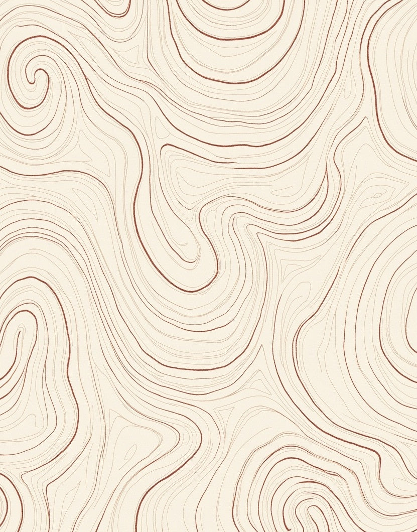 Creamy Lines Abstract Pattern Rug
