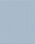 Pale Blue Brick Pattern Design Rug