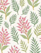 Branches And Berries Floral Whimsy Rug