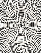 Abstract Swirl Contour Pattern Rug