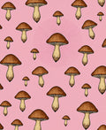 Whimsical Mushroom Pattern Design Rug