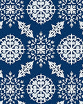 Winter Snowflake Pattern Design Rug