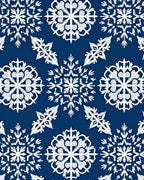 Winter Snowflake Pattern Design Rug