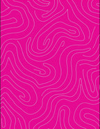 Abstract Swirls Continuous Line Pattern Rug