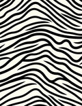 Bold Wavy Stripe Pattern Rug