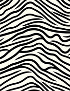 Bold Wavy Stripe Pattern Rug