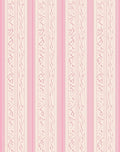 Pink Striped Swirl Pattern Rug