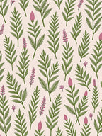 Delicate Botanical Floral Pattern Design Rug
