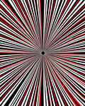 Radial Stripe Bold Design Rug