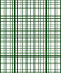 Classic Green White Plaid Pattern Rug