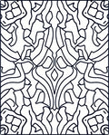 Organic Flow Symmetry Pattern Rug