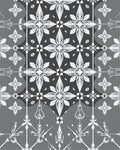 Ornate Floral Geometric Pattern Rug