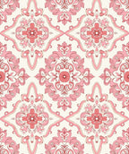 Elegant Pink Mandala Floral Pattern Rug