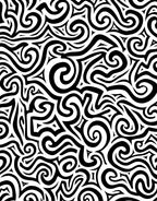 Bold Swirl Abstract Pattern Rug