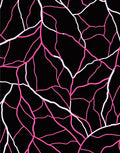 Abstract Pink White Vein Pattern Rug