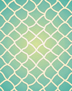 Light Blue Subtle Lattice Pattern Rug