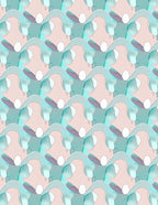 Abstract Swirls Pastel Pattern Rug