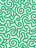 Abstract Swirls Patterned Design Rug