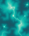 Electric Spark Cosmic Teal Rug