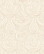 Organic Swirls Patterned Light Rug