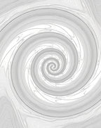 Monochromatic Swirl Patterned Graphic Rug