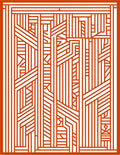 Geometric Branches Pattern Rug