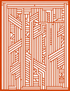 Geometric Branches Pattern Rug