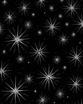 Black Starburst Delightful Pattern Rug