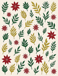 Foliage Blooms Patterned Comfort Rug