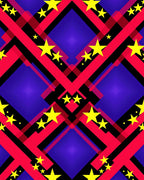 Bold Star Geometric Pattern Rug