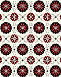 Bold Floral Patterned Contemporary Rug