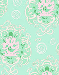 Soft Floral Swirls Pattern Rug