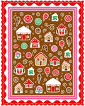 Whimsical Gingerbread Houses and Sweets Design Rug