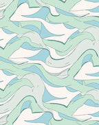 Organic Wave Flow Pattern Design Rug
