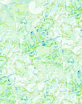 Abstract Green Whimsical Swirls Rug