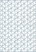 Interlocking Abstract Line Pattern Rug