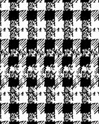 Bold Houndstooth Abstract Pattern Rug