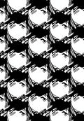 Bold Abstract Face Pattern Rug