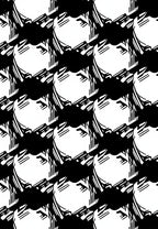 Bold Abstract Face Pattern Rug