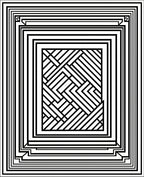 Abstract Linear Geometric Layered Rug