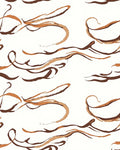 Earthy Swirls Brushstroke Patterns Rug
