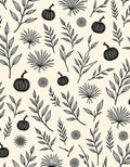 Autumn Pumpkin Leaf Floral Pattern Rug