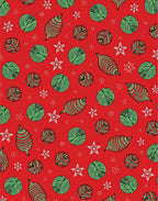 Christmas Ornaments Star Pattern Design Rug