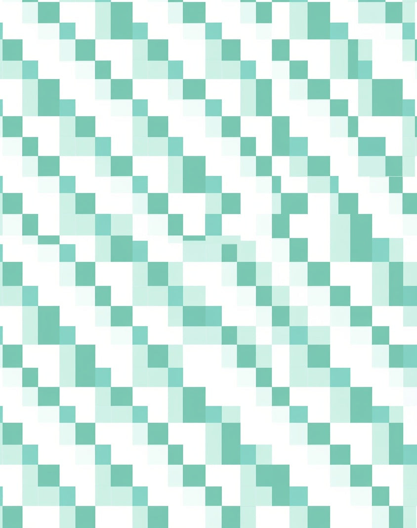 Diagonal Geometric Square Pattern Art Rug