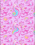 Vibrant Swirl Abstract Design Rug
