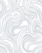 Abstract Swirl Lines Design Rug