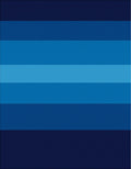 Gradient Blue Striped Modern Design Rug